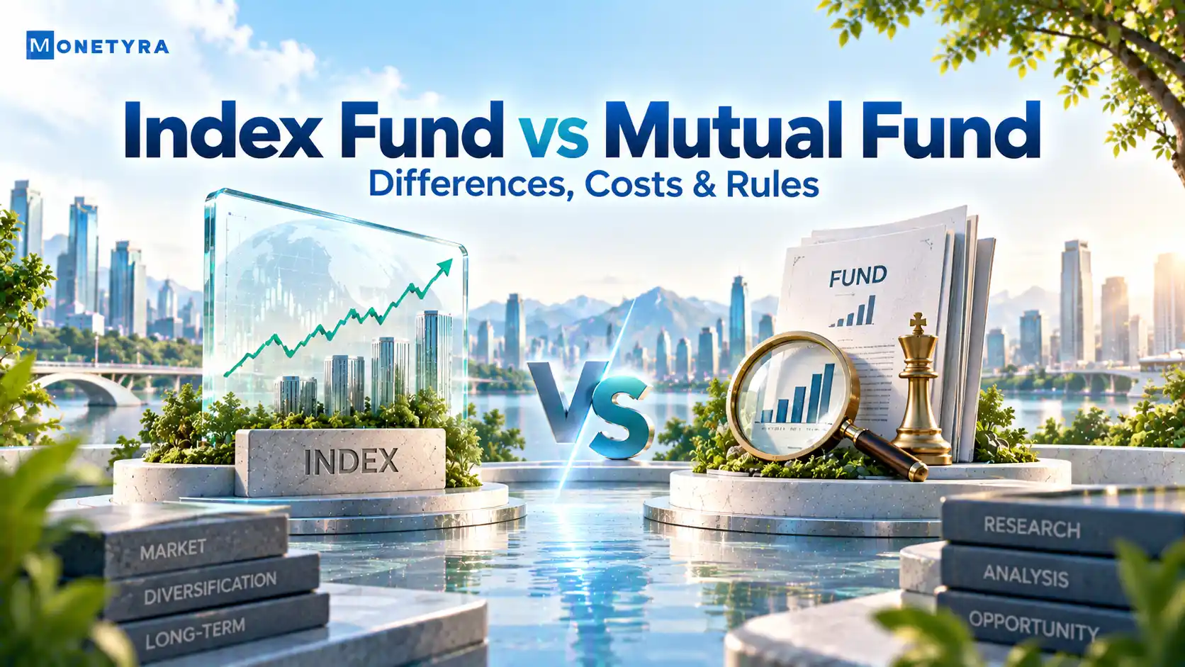 Index Fund vs Mutual Fund: Differences, Costs & Rules